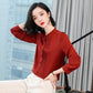 Spring and Autumn New Style Silk Shirt for Women, Unique Design, Fashionable, Slimming, Mulberry Silk, Elegant, Gentle and Graceful Blouse