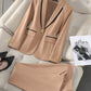 Cross-Border Black Suit Set for Women, New Style for Autumn, Elegant and Professional Office Attire, High-End Workwear