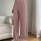 2025 New Women's Trousers Cross-border Spring and Autumn High Waist Loose Wide Leg Pants Drain All-match Casual Straight Pants