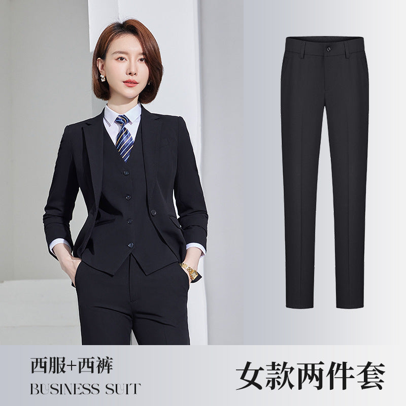 New Business Suit for Men and Women Same Style Professional Dress Jacket Dress Office Clerk Bank Work Clothes