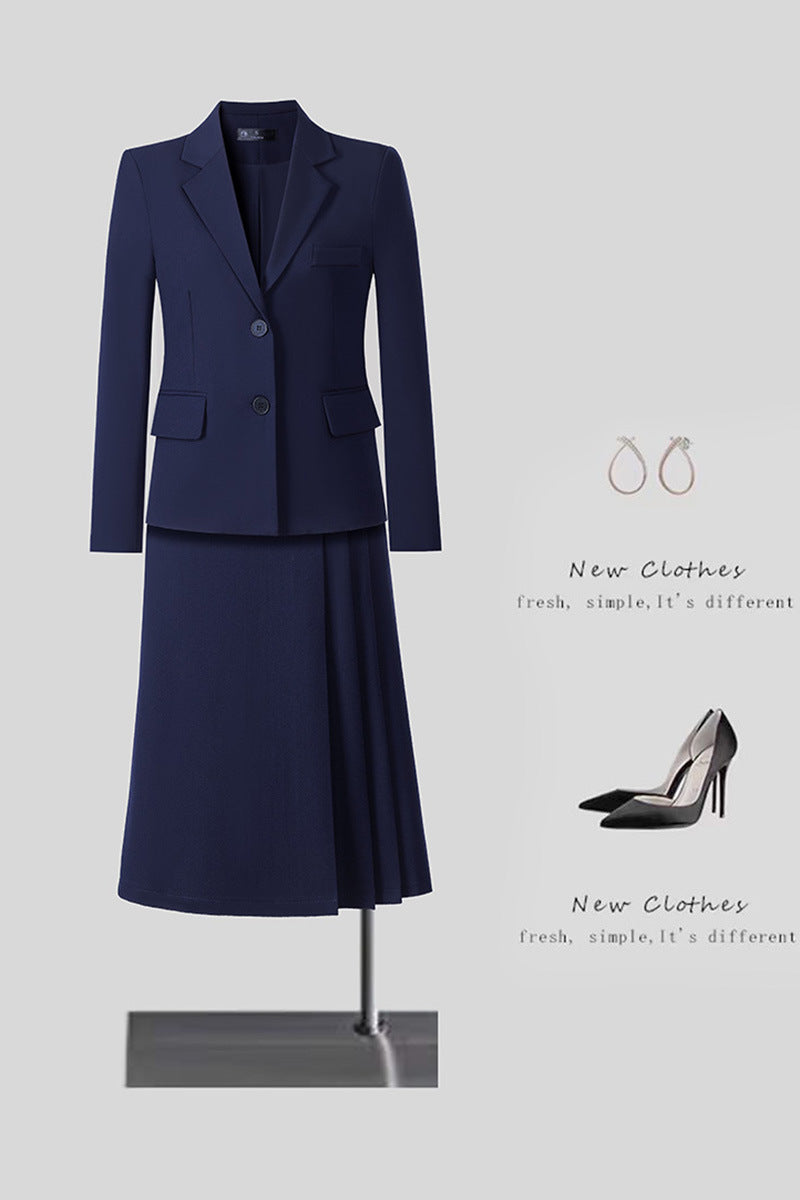 New High-Quality Tailcoat Set, Women's Business Office Jacke