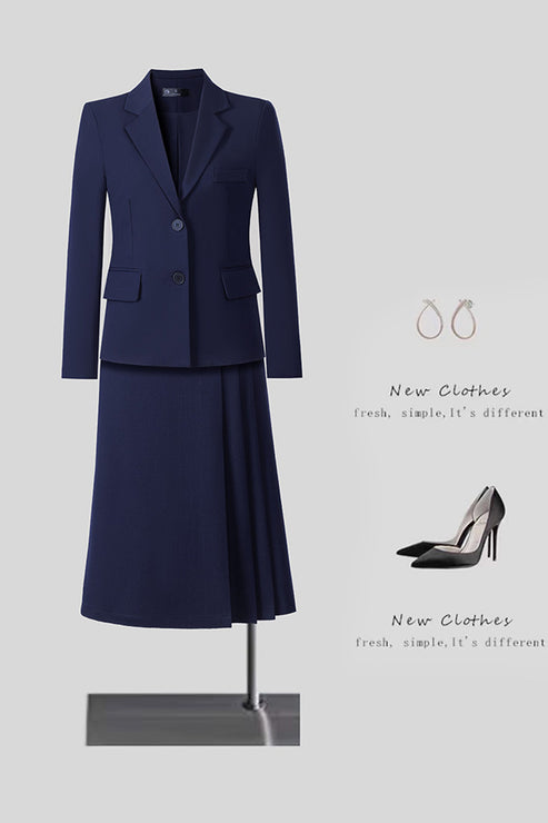 New High-Quality Tailcoat Set, Women's Business Office Jacke