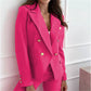 2026 Spring and Autumn New High-End Blazer for Women, Korean Style Casual Small Suit, European Style British Style, Slimming and Brightening