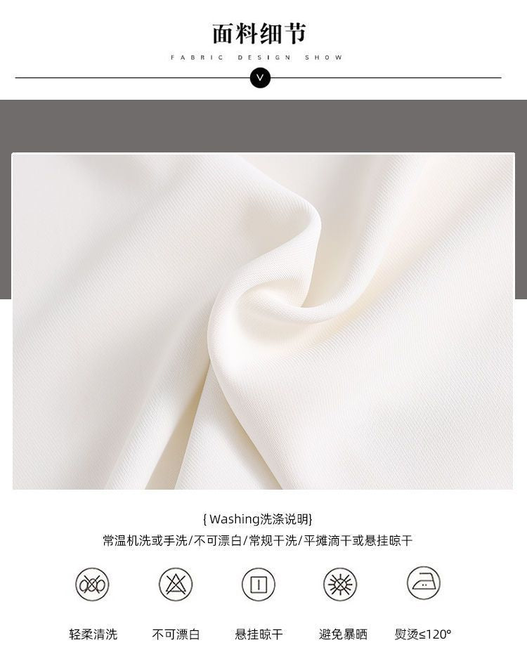 2025 Summer New High-Waisted Straight Wide-Leg Pants for Women, Stylish Versatile Slimming Floor-Length Pants Cross-Border