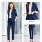 Blue Blazer for Women 2025 Spring and Autumn New Slim Fit Elegant Goddess Style Suit Professional Workwear