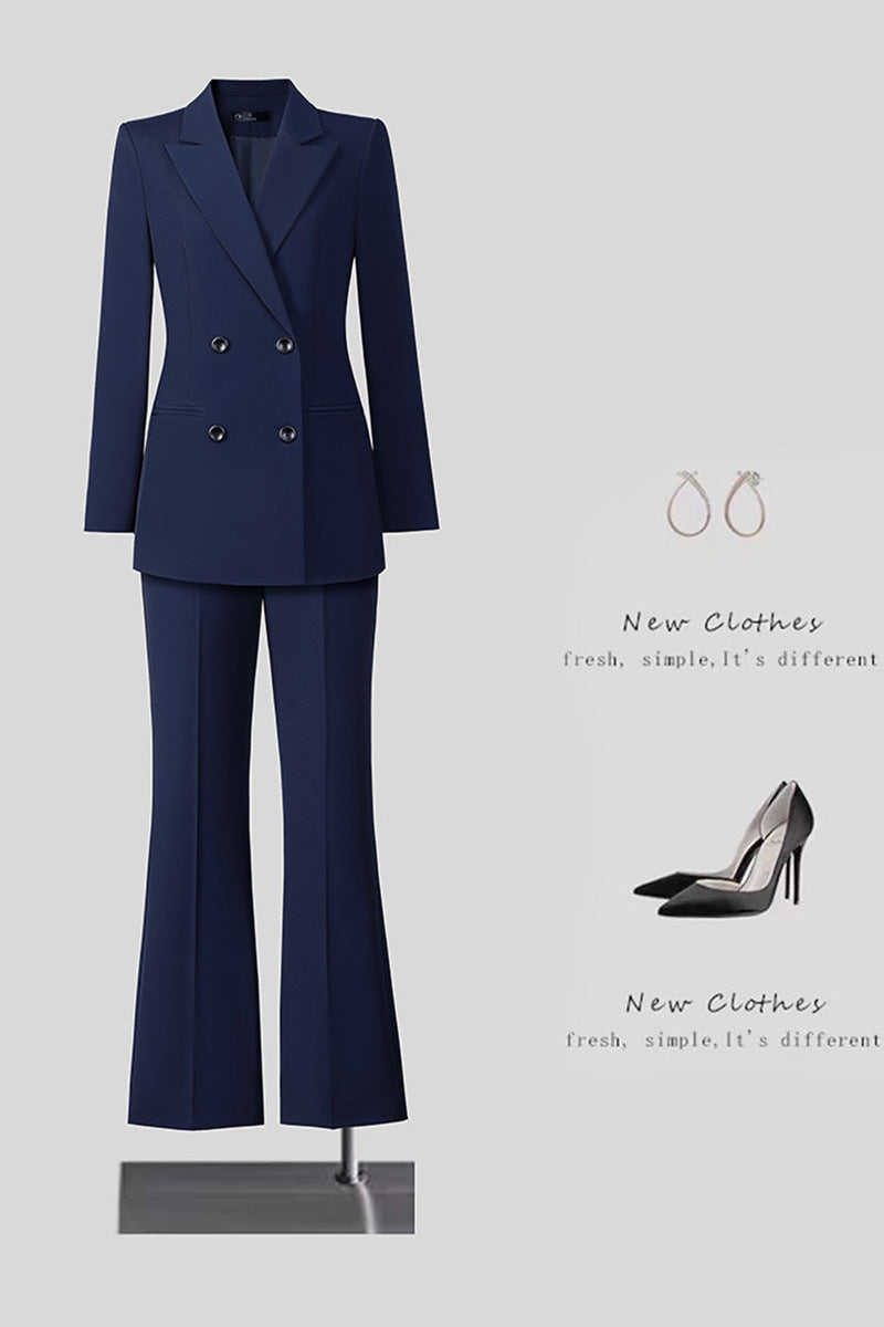 New High-Quality Tailcoat Set, Women's Business Office Jacke