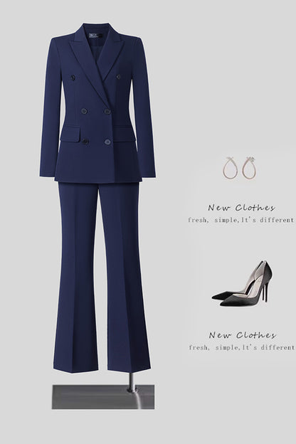 New High-Quality Tailcoat Set, Women's Business Office Jacke