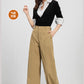 Wide-Leg Pants for Women 2025 Fashion Loose Slimming Straight Pants High-Waisted Drapey Three-Dimensional Seam Casual Long Pants