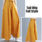 Pleated Heavy-Duty Pleated Wide-Leg Pants High-Waisted Plus-Size Straight-Leg Pants Summer Loose Slimming Casual Pants Women's Long Pants