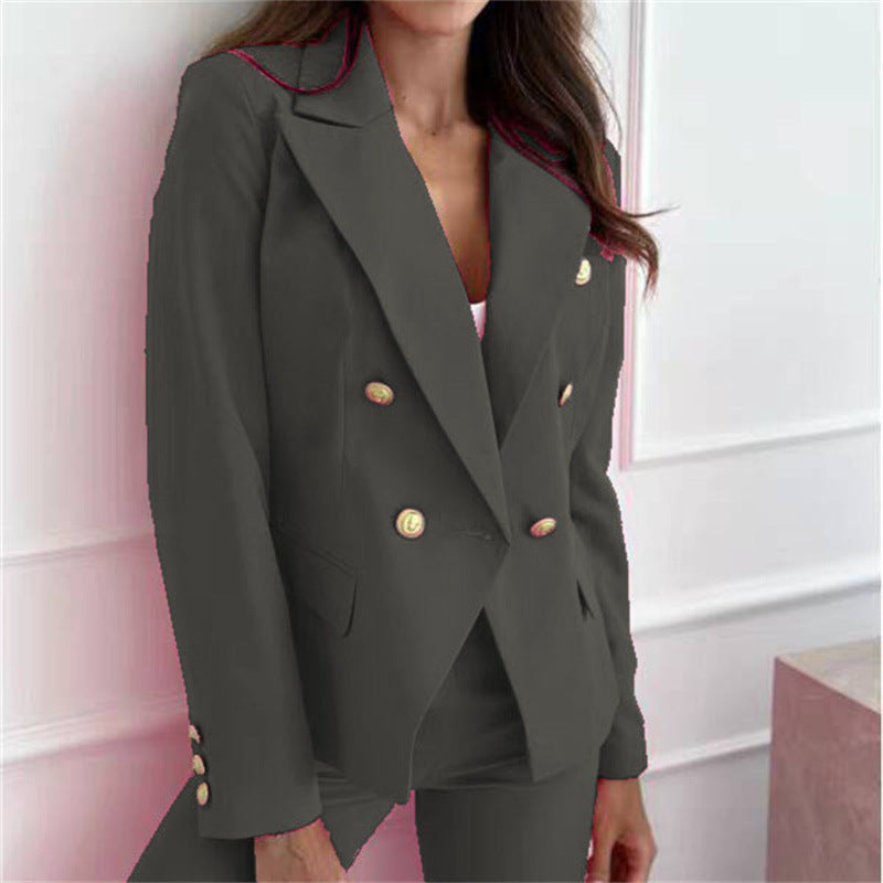 2026 Spring and Autumn New High-End Blazer for Women, Korean Style Casual Small Suit, European Style British Style, Slimming and Brightening