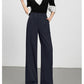 Wide-Leg Pants for Women 2025 Fashion Loose Slimming Straight Pants High-Waisted Drapey Three-Dimensional Seam Casual Long Pants
