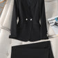 New High-Quality Tailcoat Set, Women's Business Office Jacke