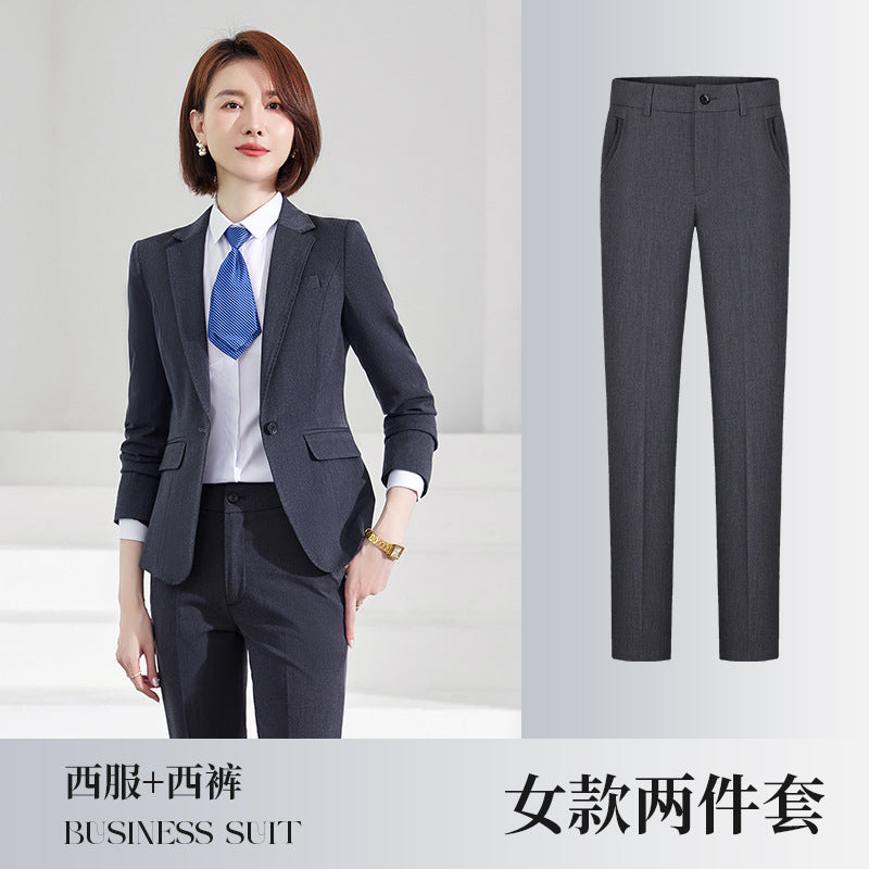 New Business Suit for Men and Women Same Style Professional Dress Jacket Dress Office Clerk Bank Work Clothes