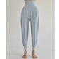 High-Waisted Women's Athletic Pants, Long Pants for Aerobics, Fitness, Dance, Loose Carrot Pants, Harem Jogger Pants for Running