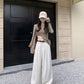 Real shot! 2024 elastic waist design sense suit pants casual pants women's wide leg pants high waist drape pants