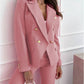 2026 Spring and Autumn New High-End Blazer for Women, Korean Style Casual Small Suit, European Style British Style, Slimming and Brightening
