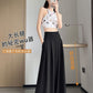 2025 Summer New High-Waisted Straight Wide-Leg Pants for Women, Stylish Versatile Slimming Floor-Length Pants Cross-Border