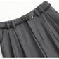 Authentic Wool Wide-Leg Pants for Women 25 New High-Waisted Slimming Tummy-Covering Straight-Leg Pants Women's Vertical Casual Pants
