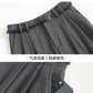 Authentic Wool Wide-Leg Pants for Women 25 New High-Waisted Slimming Tummy-Covering Straight-Leg Pants Women's Vertical Casual Pants