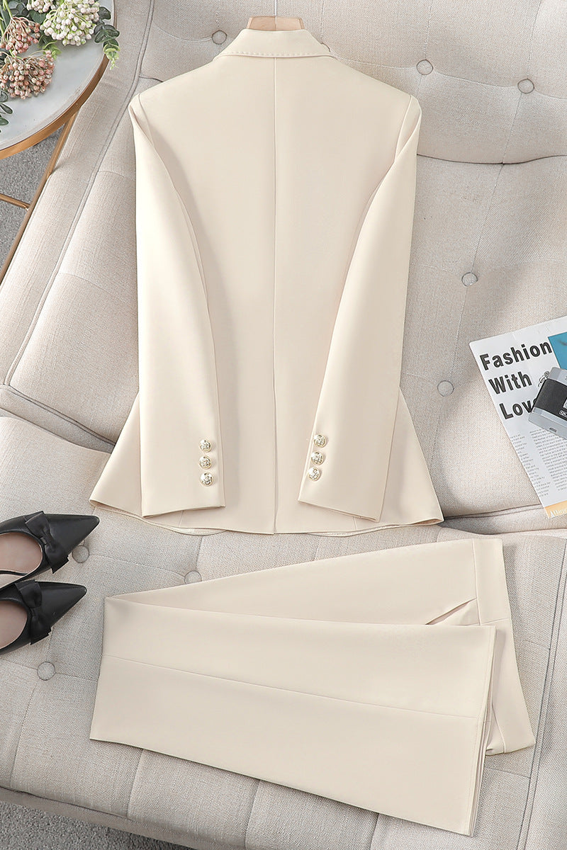 New High-Quality Tailcoat Set, Women's Business Office Jacke