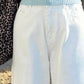 White Wide-Leg Jeans for Women, 2025 Spring New High-Waisted Loose Versatile Slimming Drape Straight-Leg Floor-Length Pants