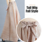 Pleated Heavy-Duty Pleated Wide-Leg Pants High-Waisted Plus-Size Straight-Leg Pants Summer Loose Slimming Casual Pants Women's Long Pants