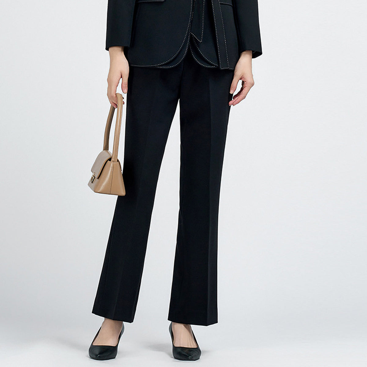 2025 Autumn New High-End Women's Blazer Casual Black Petite Fashion Commuter Suit for Women