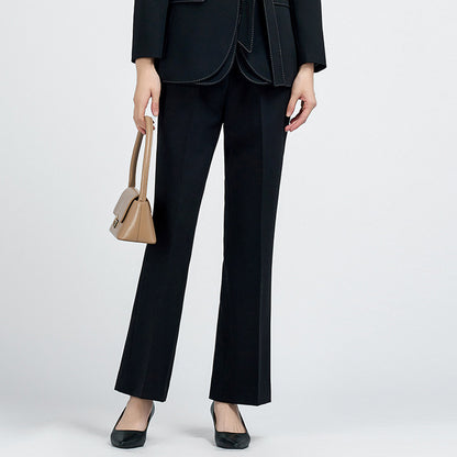 2025 Autumn New High-End Women's Blazer Casual Black Petite Fashion Commuter Suit for Women