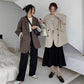 Casual Style Blazer for Women 2026 Spring and Autumn New Street Style Internet Celebrity Simple Loose Coffee-Colored Small Suit