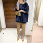 Miyake 2026 Straight-Leg Fashion High-Waisted Pocketed Cropped Pants with Elastic Waistband, Stretchy Pleated Slimming Cigarette Pants for Women