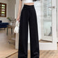 High-Waisted Suit Pants for Women, Spring and Autumn 2025 New Wide-Leg Pants, Thin Loose Casual Pants, Straight-Leg Drape Long Pants
