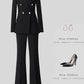 New High-Quality Tailcoat Set, Women's Business Office Jacke