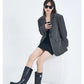 Casual Blazer for Women 2026 Autumn New Style Loose Fit Elegant Commuter Trendy Street Style Small Suit Jacket for Women