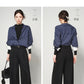 Authentic Wool Wide-Leg Pants for Women 25 New High-Waisted Slimming Tummy-Covering Straight-Leg Pants Women's Vertical Casual Pants