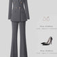 New High-Quality Tailcoat Set, Women's Business Office Jacke