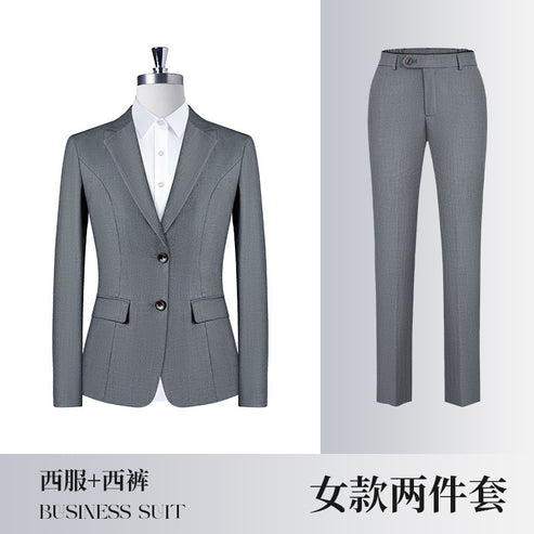Professional Suit suit Business New Professional Suit Sales Office Work Clothes Dress Four Seasons Same for Men and Women
