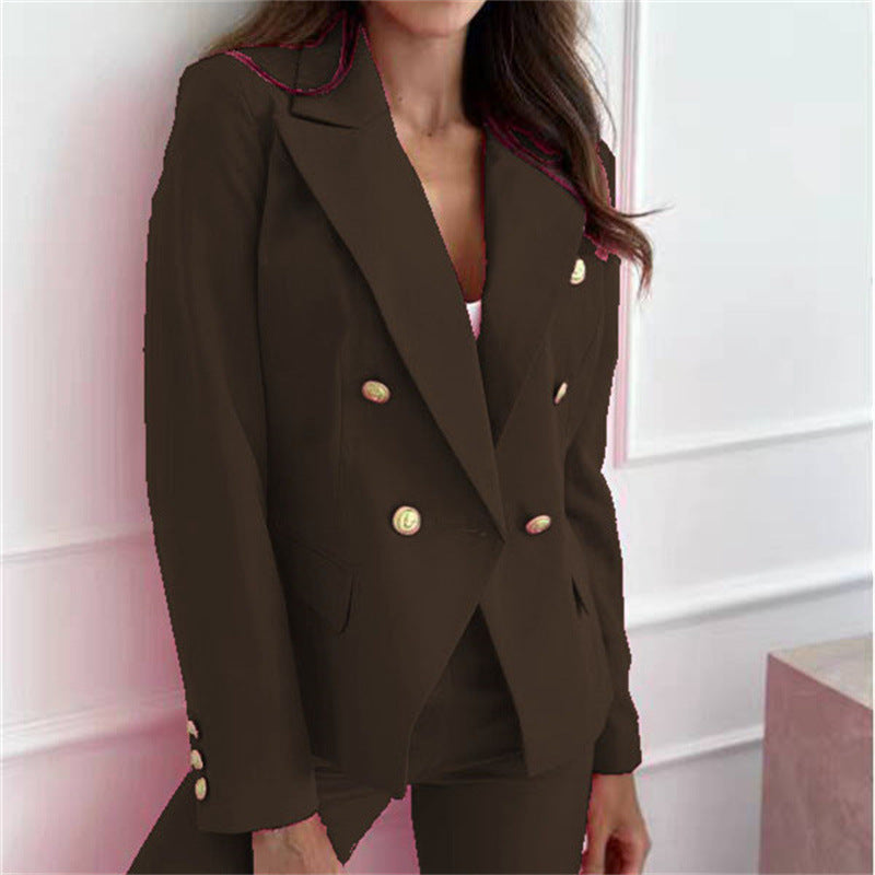 2026 Spring and Autumn New High-End Blazer for Women, Korean Style Casual Small Suit, European Style British Style, Slimming and Brightening