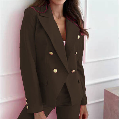 2026 Spring and Autumn New High-End Blazer for Women, Korean Style Casual Small Suit, European Style British Style, Slimming and Brightening