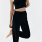 Spring New Casual Pants, Women's Sports Pants, High-Waisted, Belly-Controlling, Simple Flap Pocket Pantss, Loose Leg-Tie Yoga Pants for Women