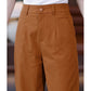 High-Waisted Casual Pants for Women, 2025 Spring and Autumn New Loose Slimming Cropped Cigarette Knife Pants for Petite Figures