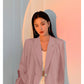 Petite Women's Blazer 2026 Spring New Pink Korean Style Versatile Elegant Short Suit Jacket for Women