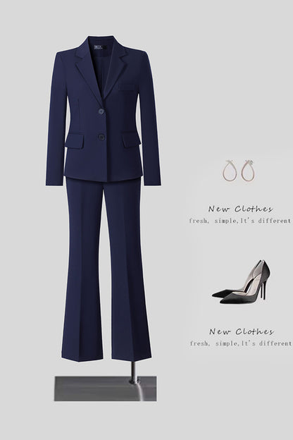 New High-Quality Tailcoat Set, Women's Business Office Jacke