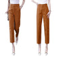 High-Waisted Casual Pants for Women, 2025 Spring and Autumn New Loose Slimming Cropped Cigarette Knife Pants for Petite Figures