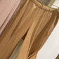 Miyake 2026 Straight-Leg Fashion High-Waisted Pocketed Cropped Pants with Elastic Waistband, Stretchy Pleated Slimming Cigarette Pants for Women