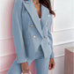 2026 Spring and Autumn New High-End Blazer for Women, Korean Style Casual Small Suit, European Style British Style, Slimming and Brightening