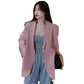 Women's Blazer 2026 Spring and Autumn New Style Small Blazer Korean Version Internet Celebrity Loose Spring and Autumn Pink Casual Suit for Women