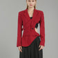 Irregular Deconstructed Blazer 2026 New Style Unique Long-Sleeve Hollow-Out High-End Waist-Cinching Blazer Jacket for Women